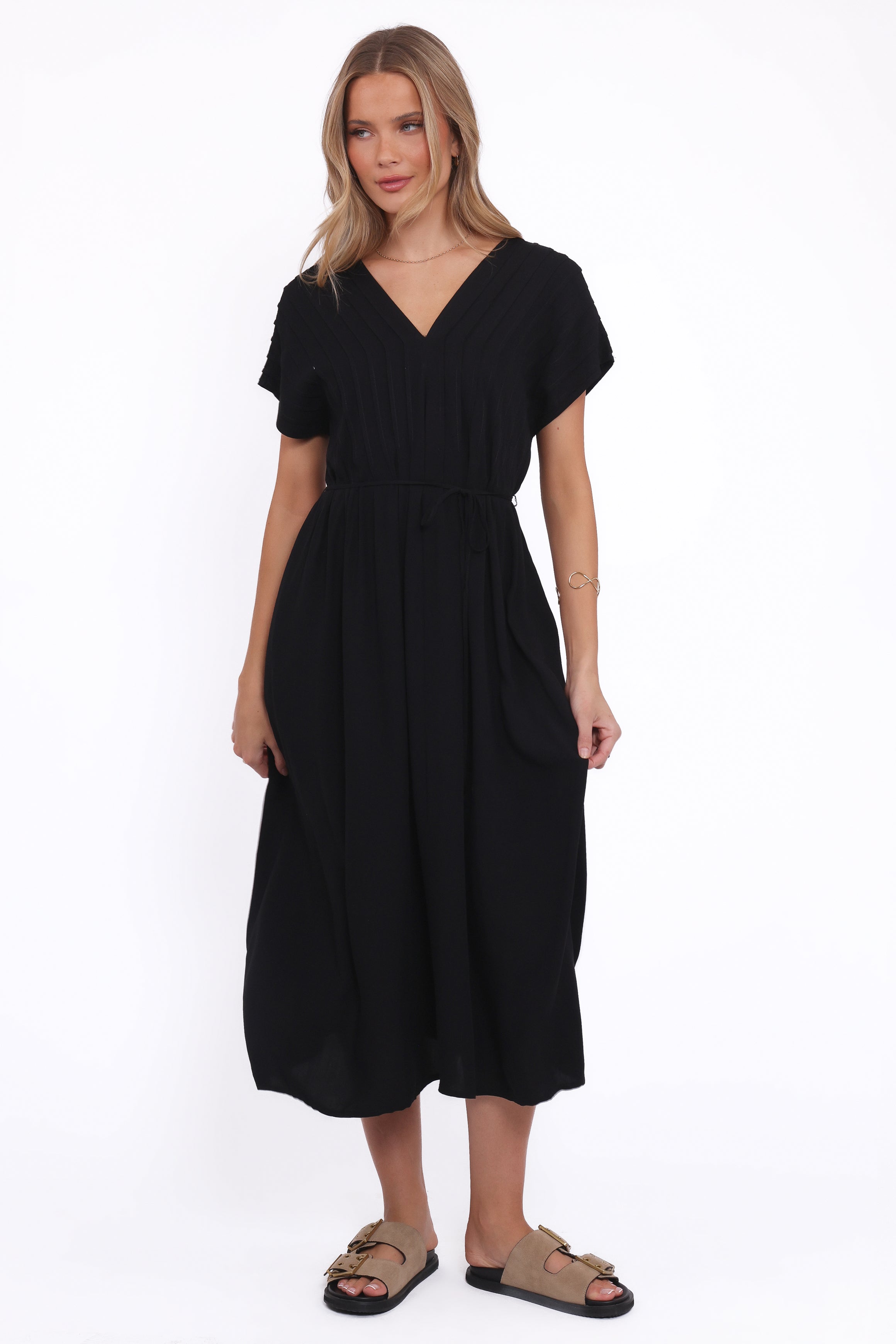 DRESSES Orly Midi Dress - Black