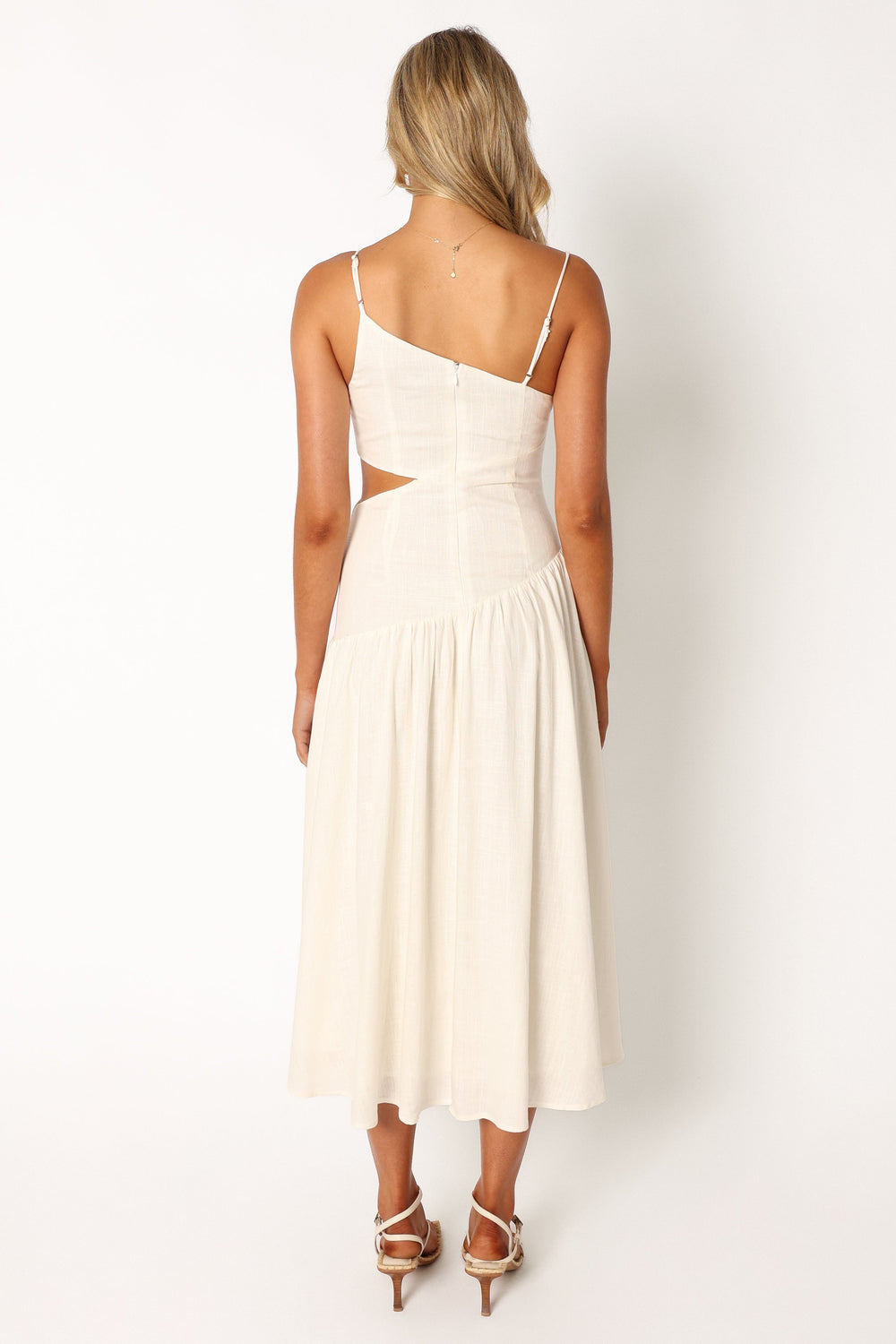 Collective Dress - Palmer Midi Dress - White third image