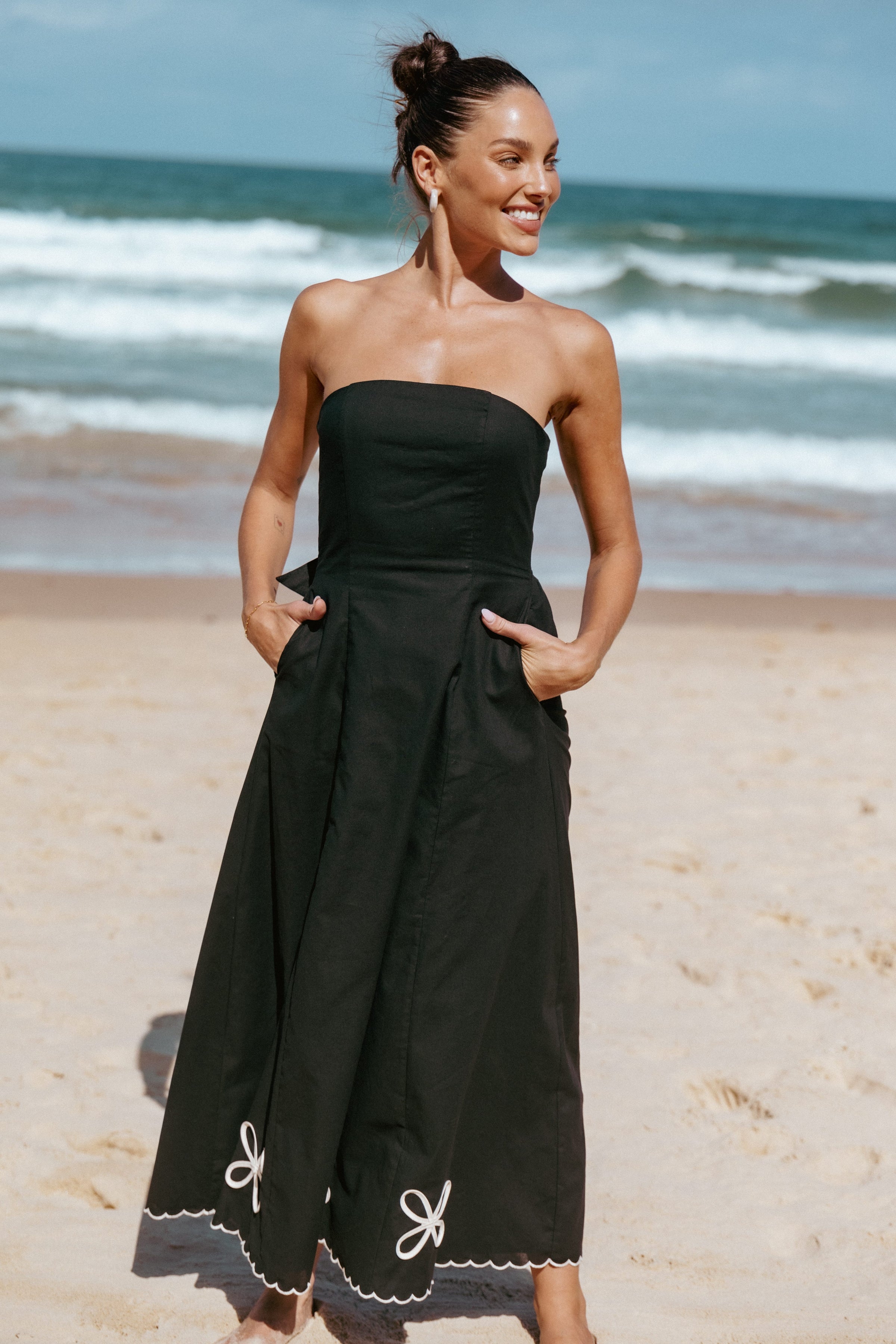 DRESSES Paola Midi Dress - Black