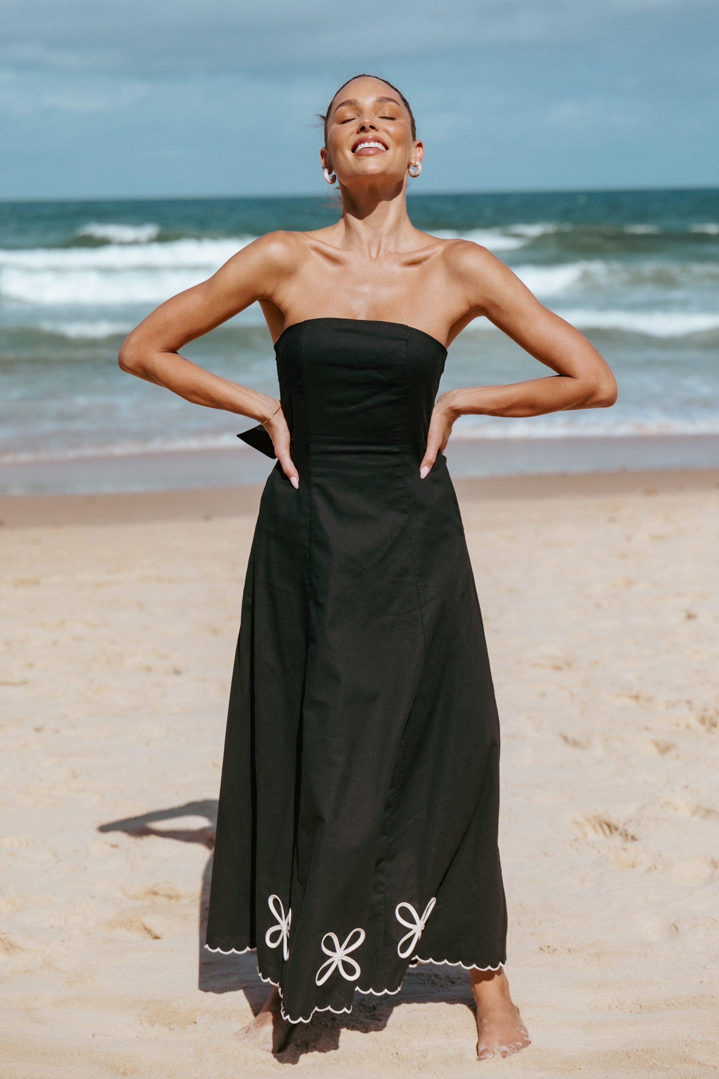 DRESSES Paola Midi Dress - Black