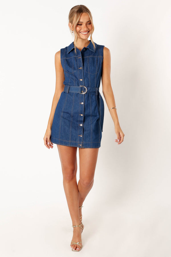 DRESSES @Parker Mini Dress - Denim