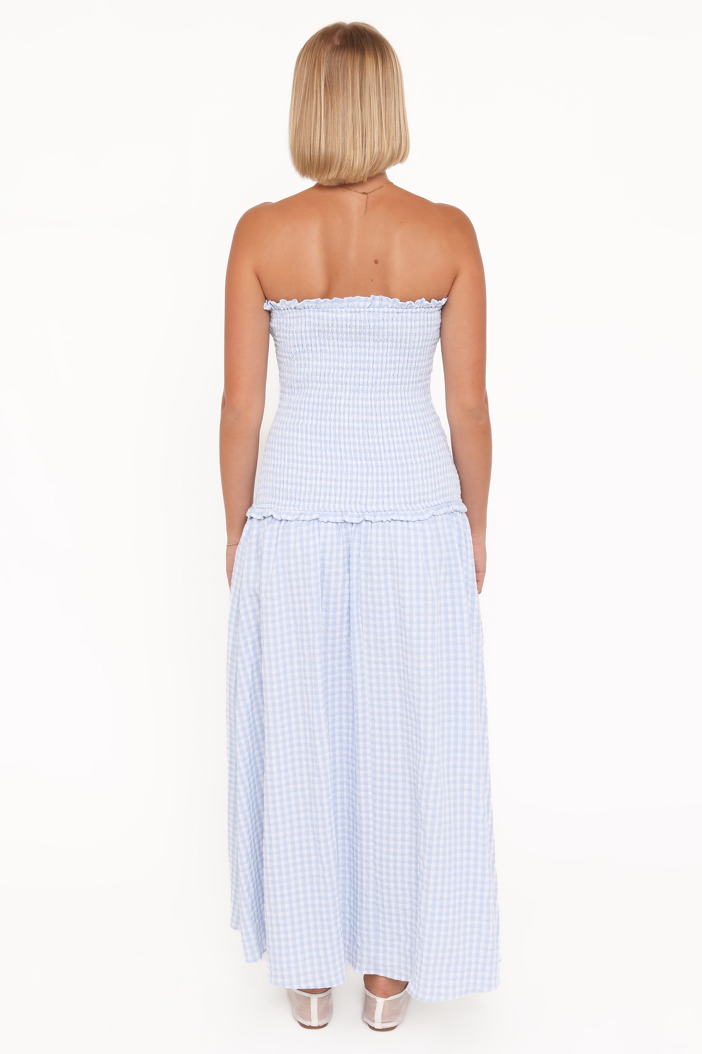DRESSES Parkway Maxi Dress - Blue Gingham