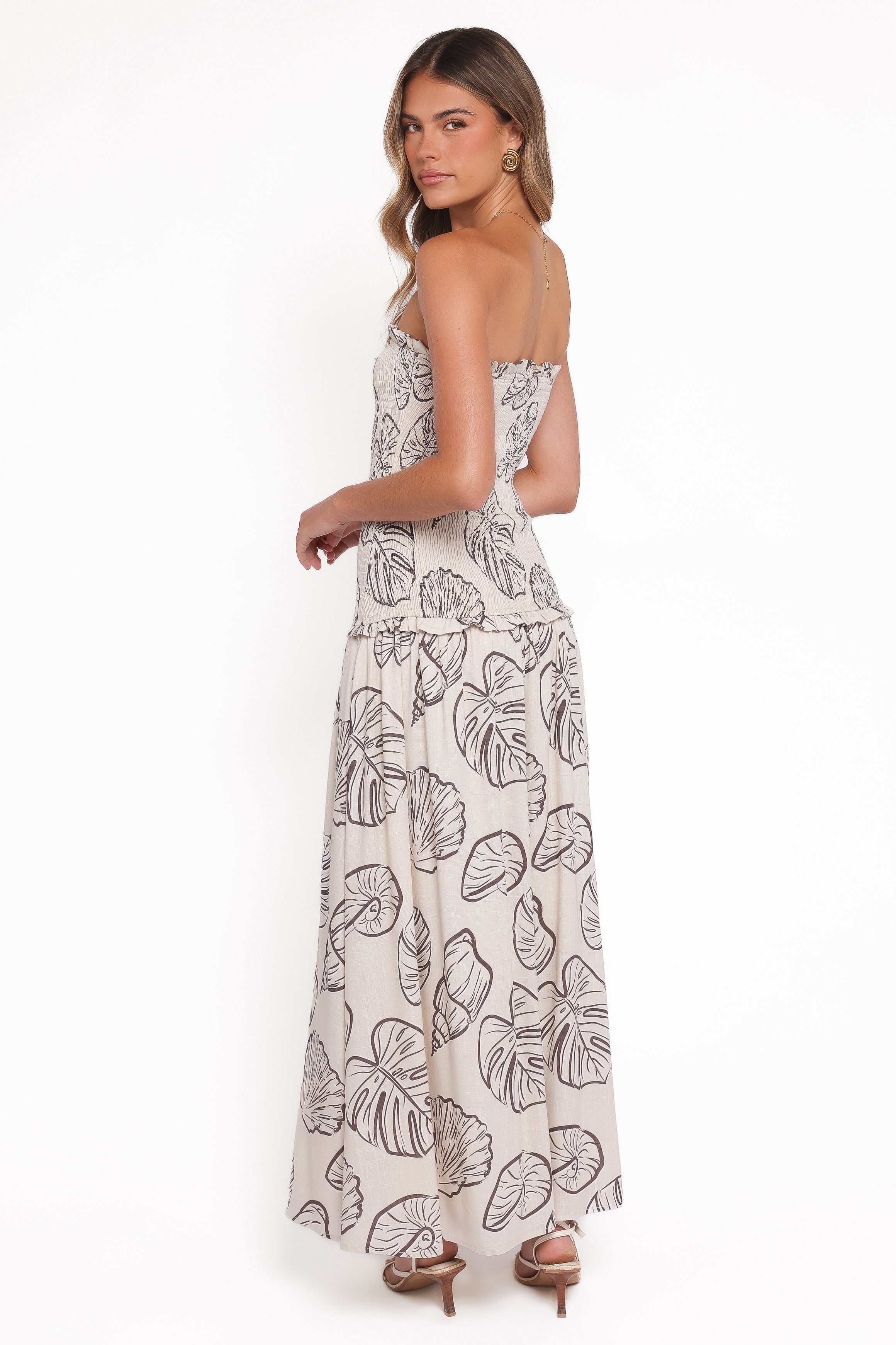 DRESSES Parkway Maxi Dress - Cream Shells