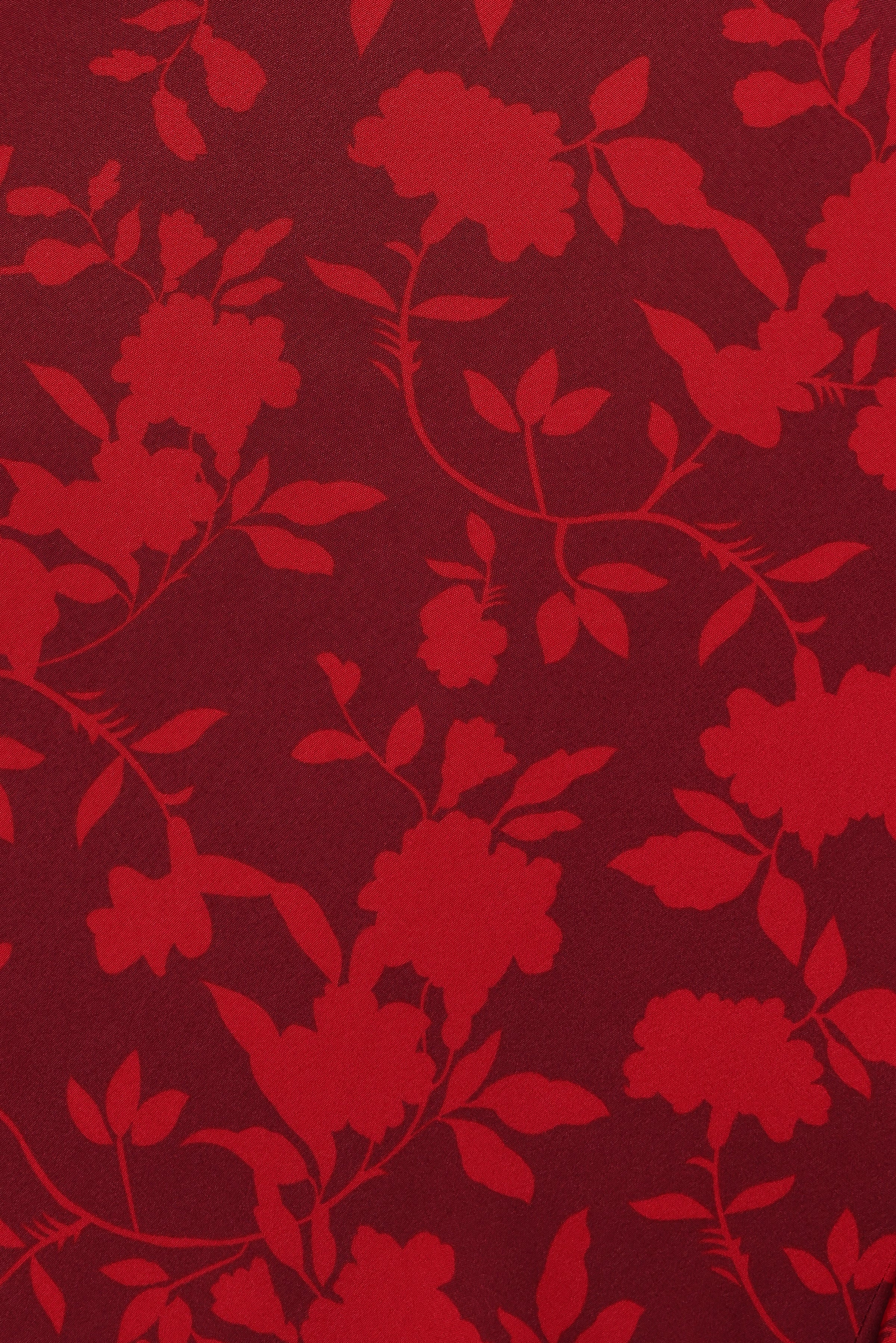 DRESSES Patricia Maxi Dress - Burgundy/Red Floral