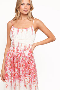 DRESSES Paulina Midi Dress - Red Floral