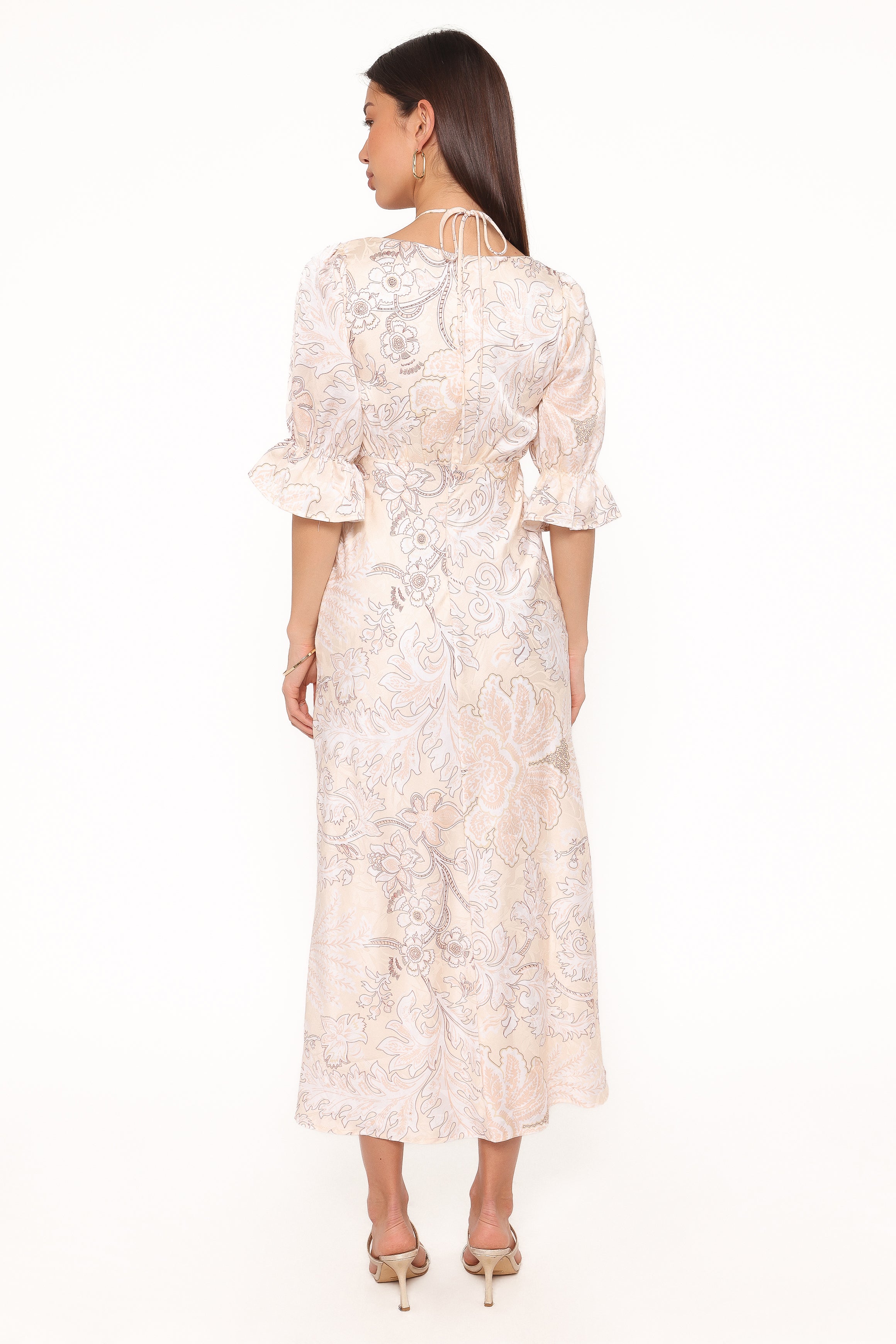 DRESSES Pauline Long Sleeve Maxi Dress - Pastel Paisley