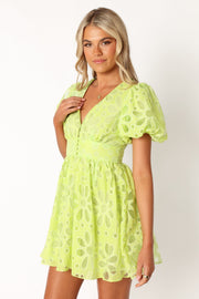 DRESSES @Percy Mini Dress - Lime