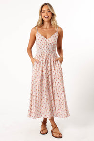DRESSES @Phoeve Midi Dress - Floral