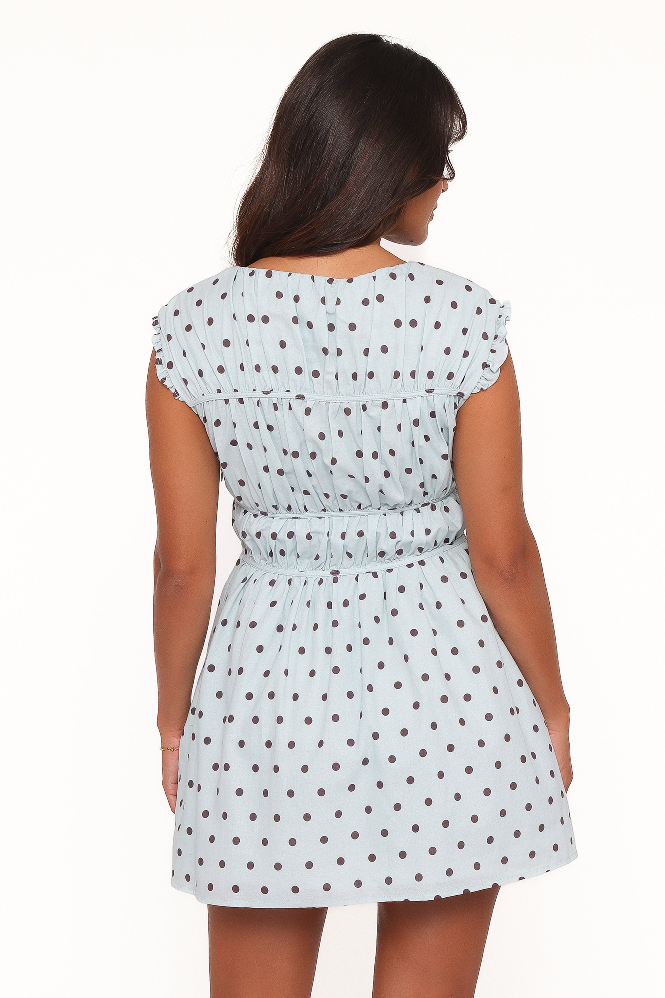 DRESSES Pipper Mini Dress - Blue Polka Dot