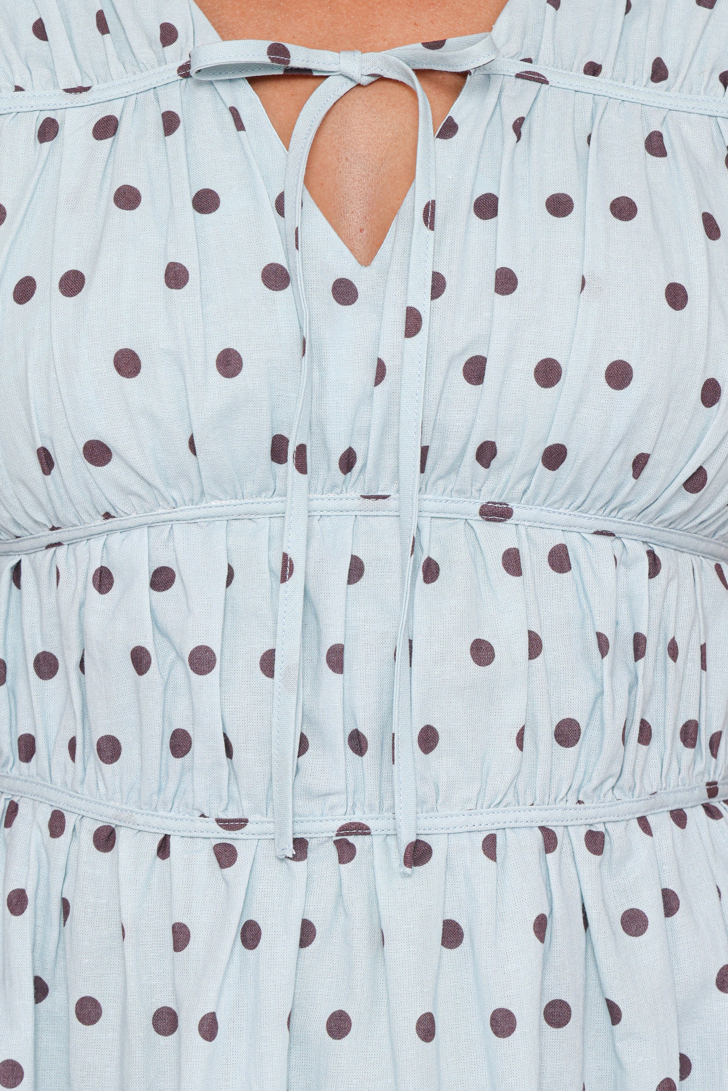 DRESSES Pipper Mini Dress - Blue Polka Dot