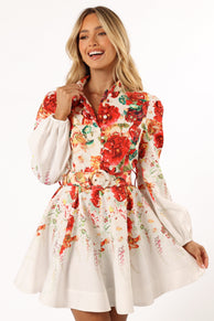 DRESSES @Pipps Longsleeve Mini Dress - Multi