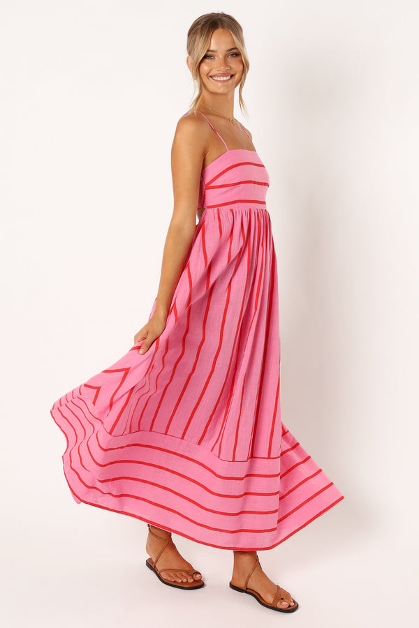 DRESSES @Pixie Maxi Dress - Pink Red