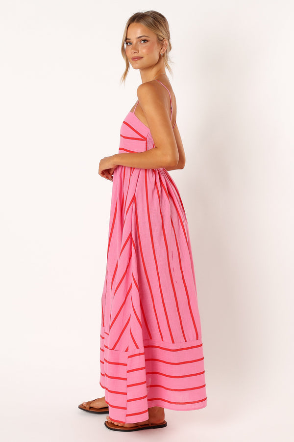 DRESSES @Pixie Maxi Dress - Pink Red