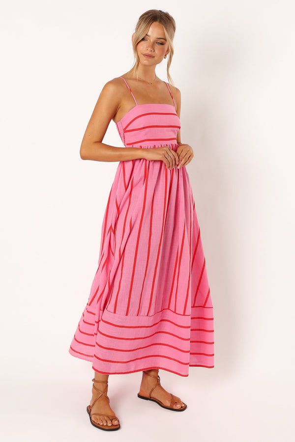 DRESSES @Pixie Maxi Dress - Pink Red