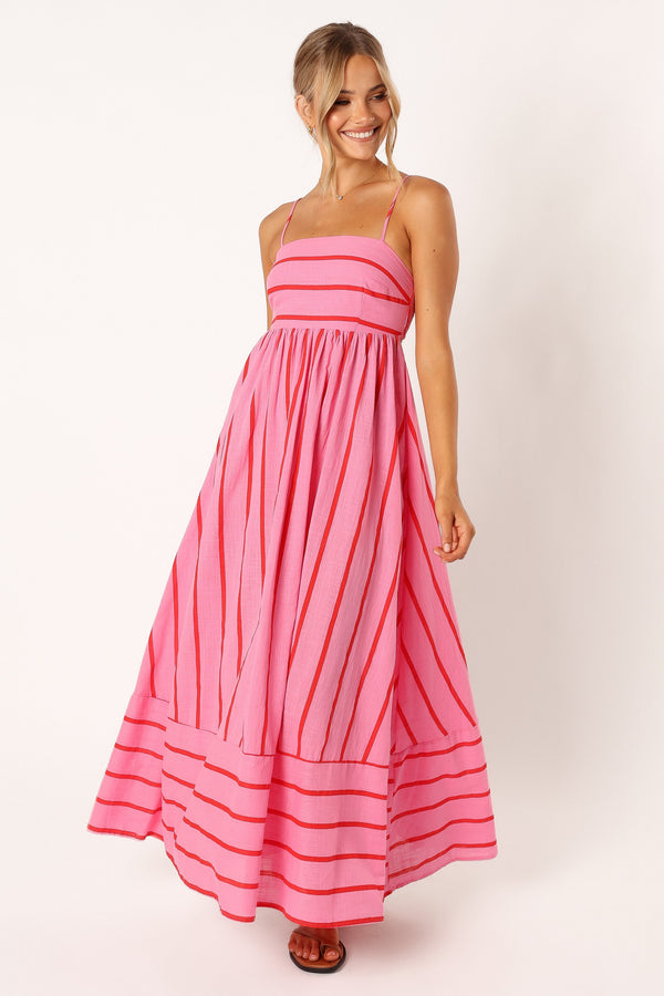 DRESSES @Pixie Maxi Dress - Pink Red