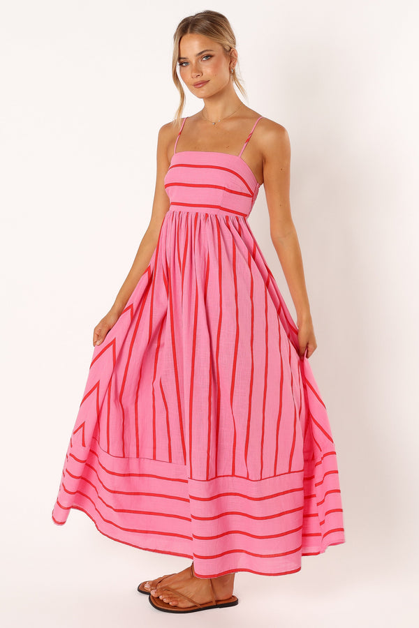 DRESSES @Pixie Maxi Dress - Pink Red