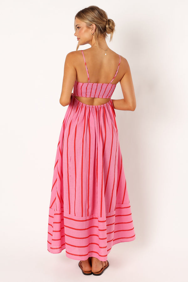 DRESSES @Pixie Maxi Dress - Pink Red