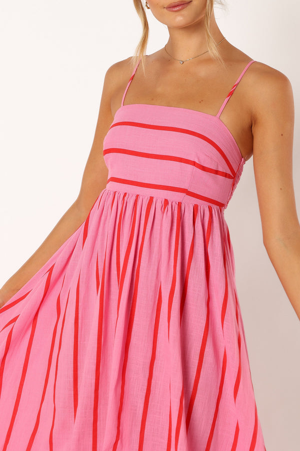 DRESSES @Pixie Maxi Dress - Pink Red