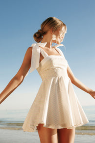 DRESSES Polina Mini Dress - Wave Stripe