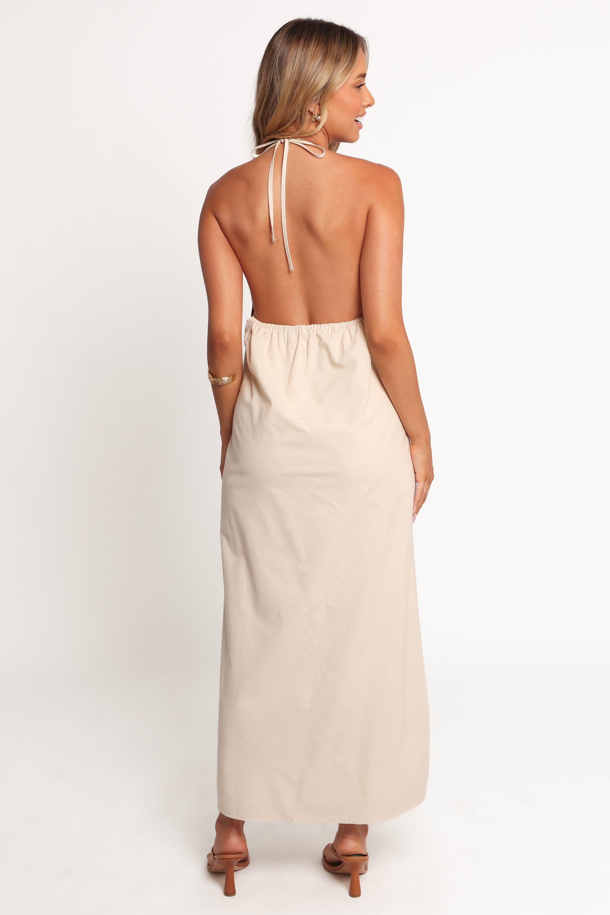 DRESSES Quinley Maxi Dress - Brown/Cream