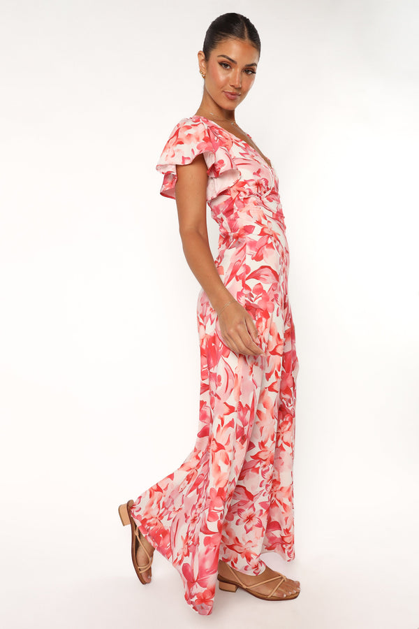 DRESSES @Ramsey Maxi Dress - Red Floral