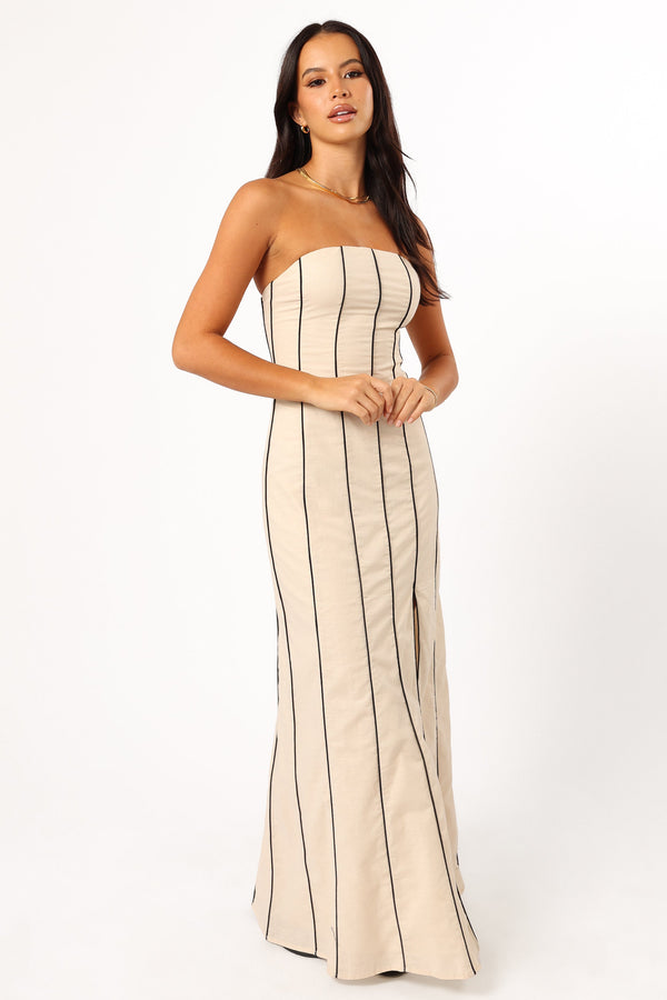 DRESSES @Ravello Maxi Dress - Cream (Hold for Euro Summer)