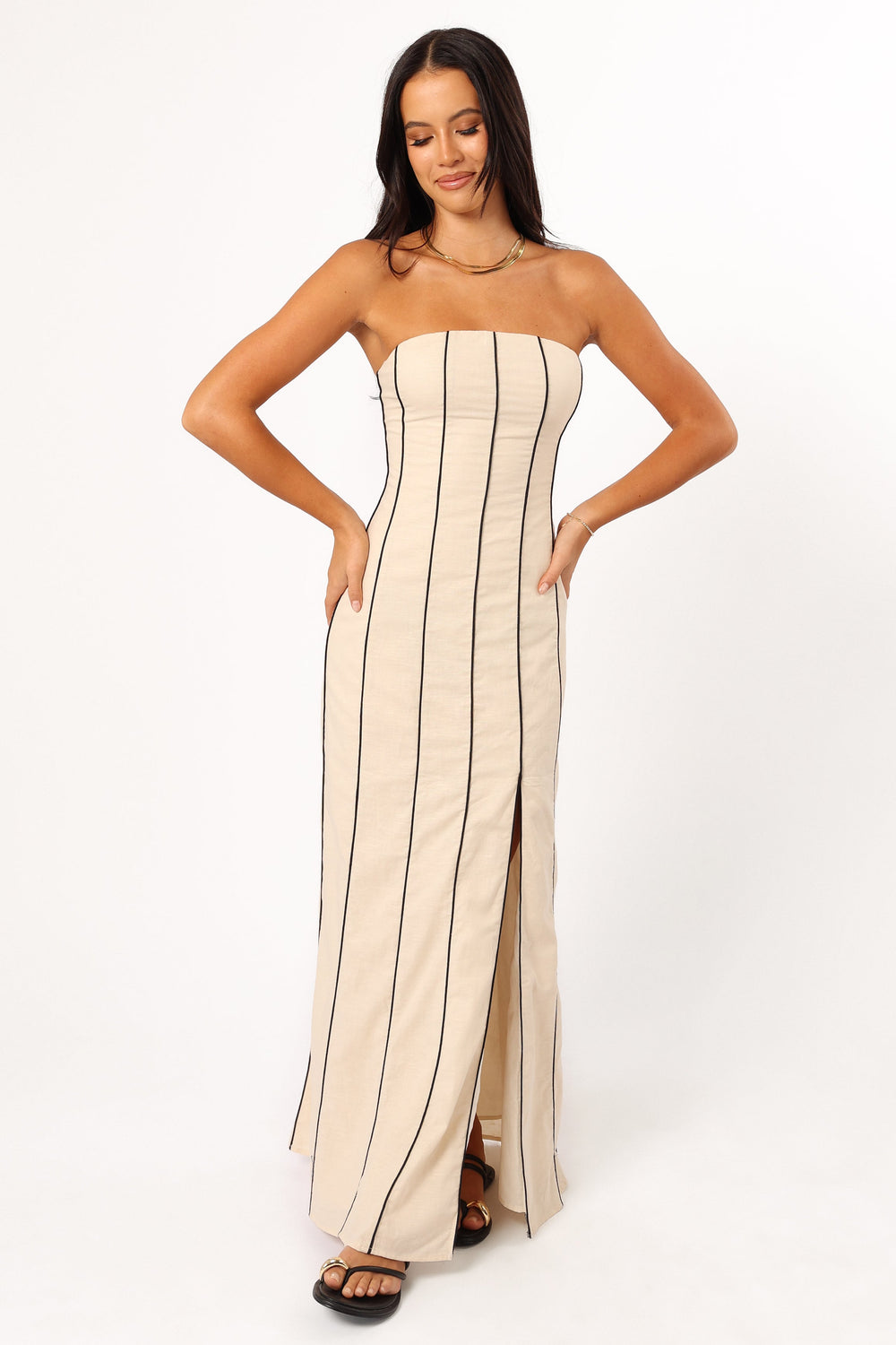 Collective Dress - Ravello Maxi Dress - Cream fifth image