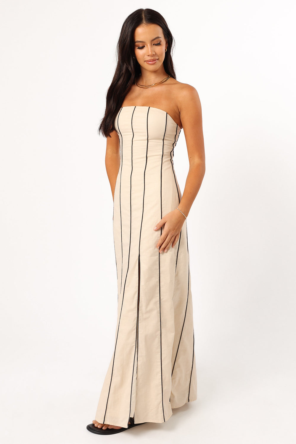 Collective Dress - Ravello Maxi Dress - Cream third image