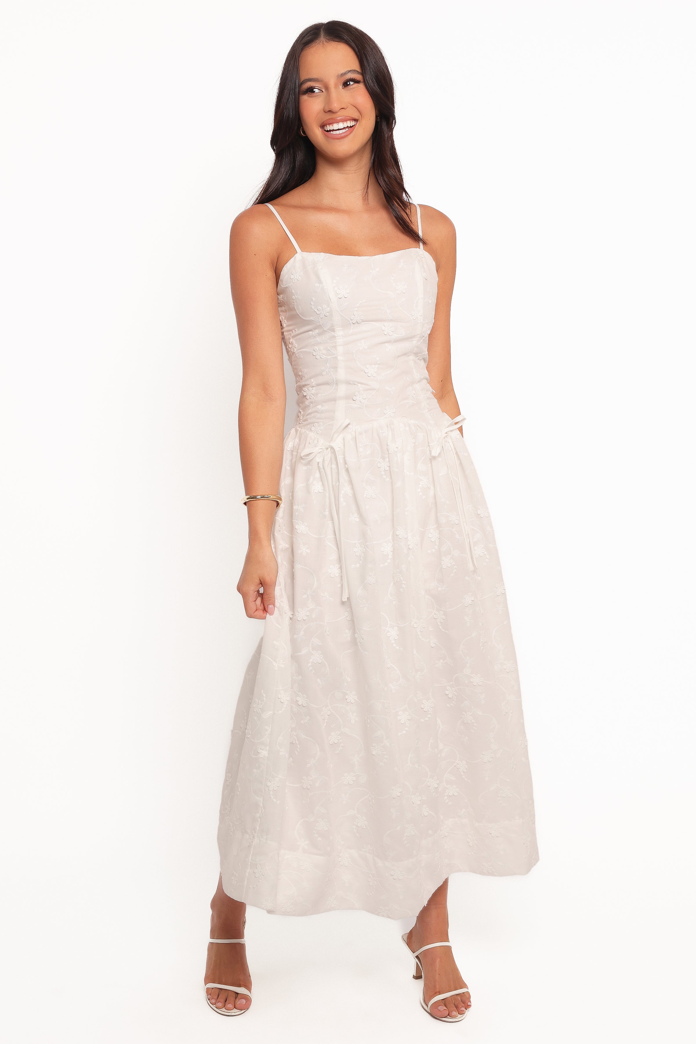 DRESSES Raya Midi Dress - White