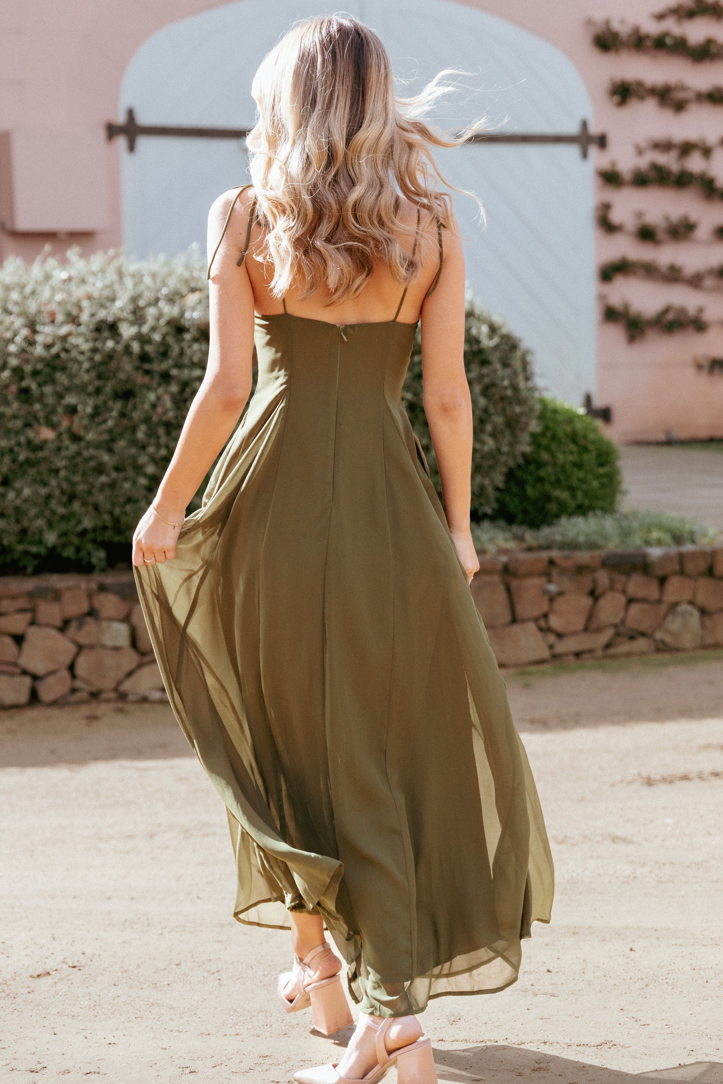 DRESSES Rayna Maxi Dress - Olive