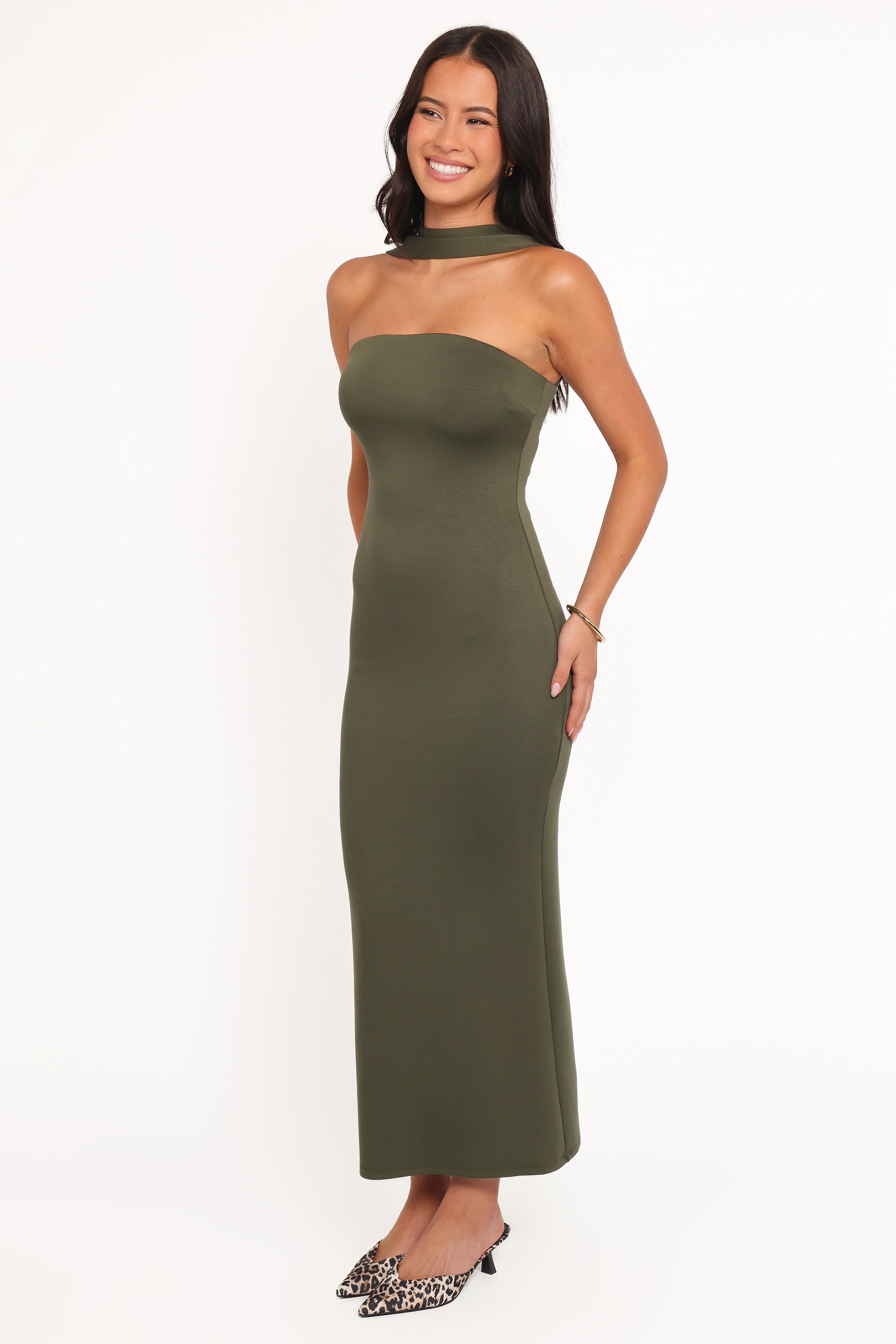 DRESSES Regan Midi Dress - Olive