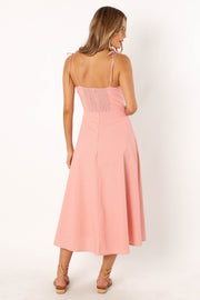 DRESSES @Remi Midi Dress - Soft Rose