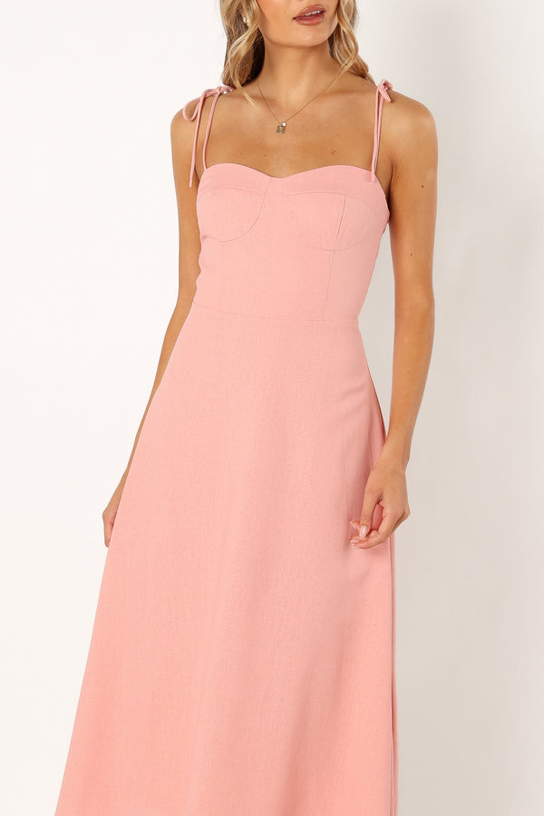 DRESSES @Remi Midi Dress - Soft Rose