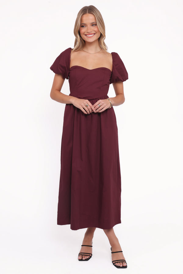 DRESSES Remira Midi Dress - Cherry