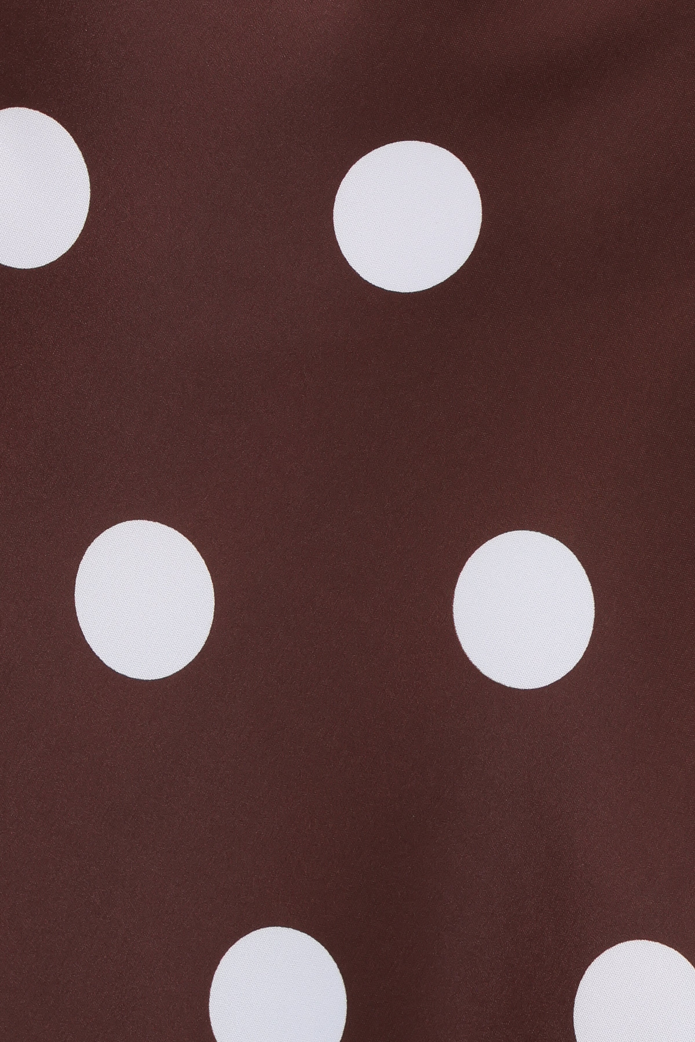 DRESSES Remmie Strapless Maxi Dress - Brown Polka Dot