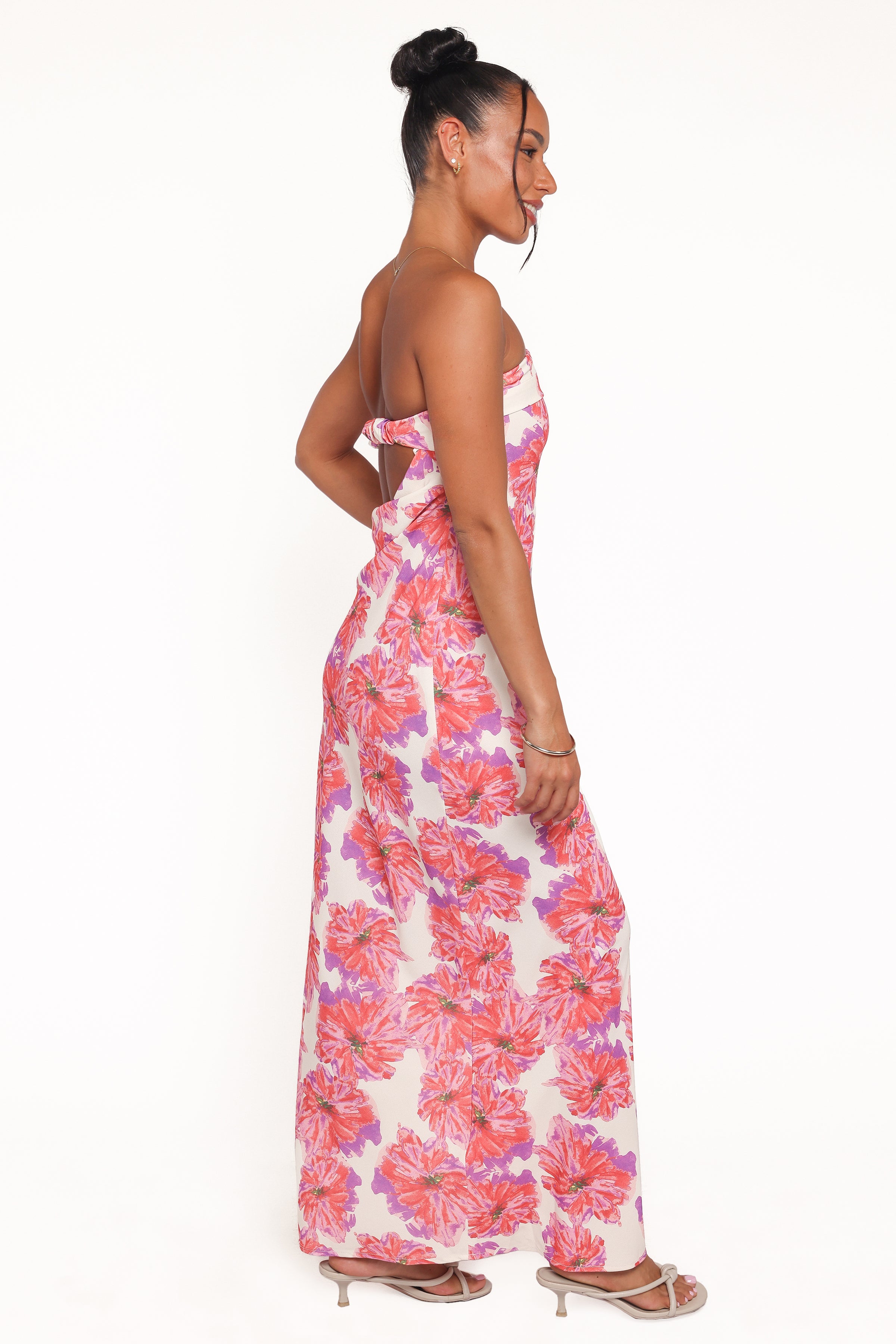 DRESSES Remmie Strapless Maxi Dress - Pink Floral