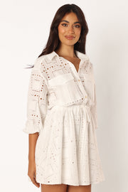 DRESSES @Renn Mini Dress - White