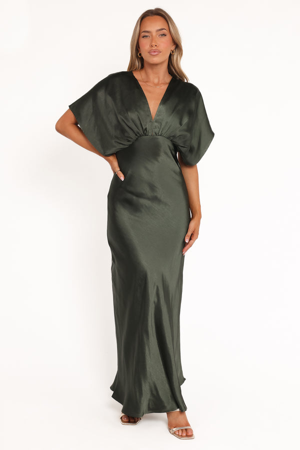 DRESSES Ricki Maxi Dress - Olive Green