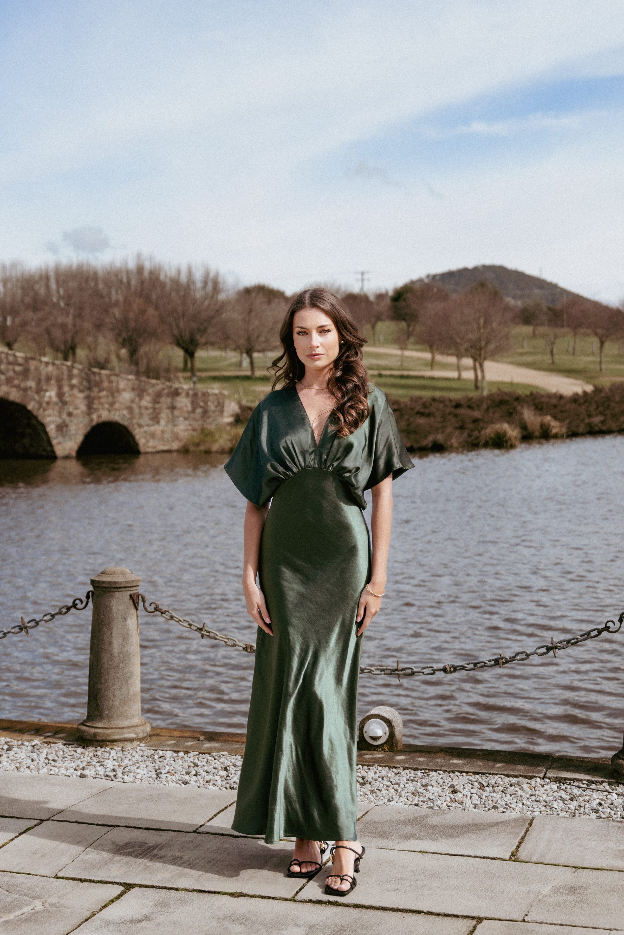 DRESSES Ricki Maxi Dress - Olive Green
