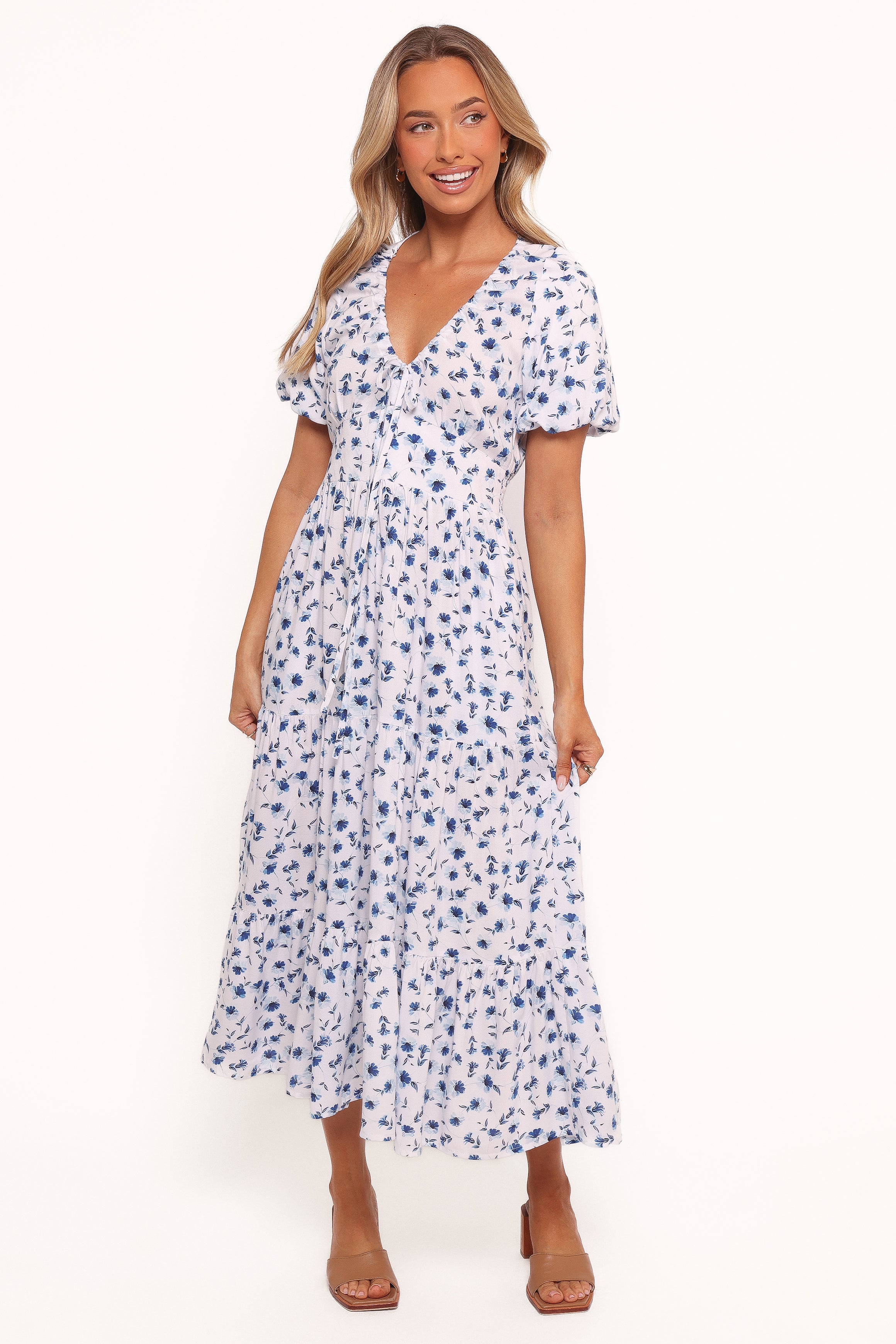 DRESSES Roberts Maxi Dress - Blue Ditsy Floral