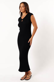 DRESSES @Robin Midi Dress - Black