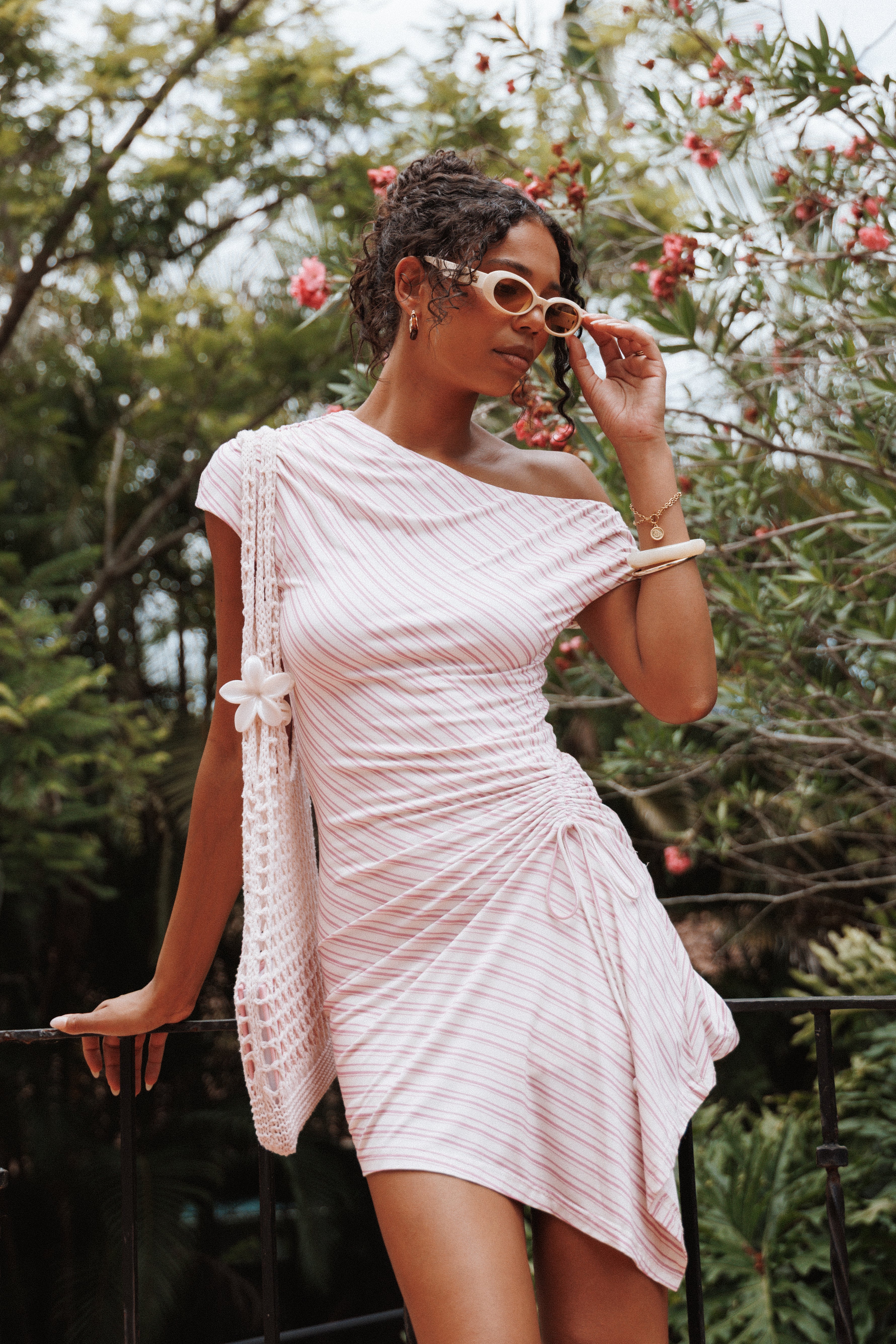 DRESSES Rois Mini Dress - Pink Stripe