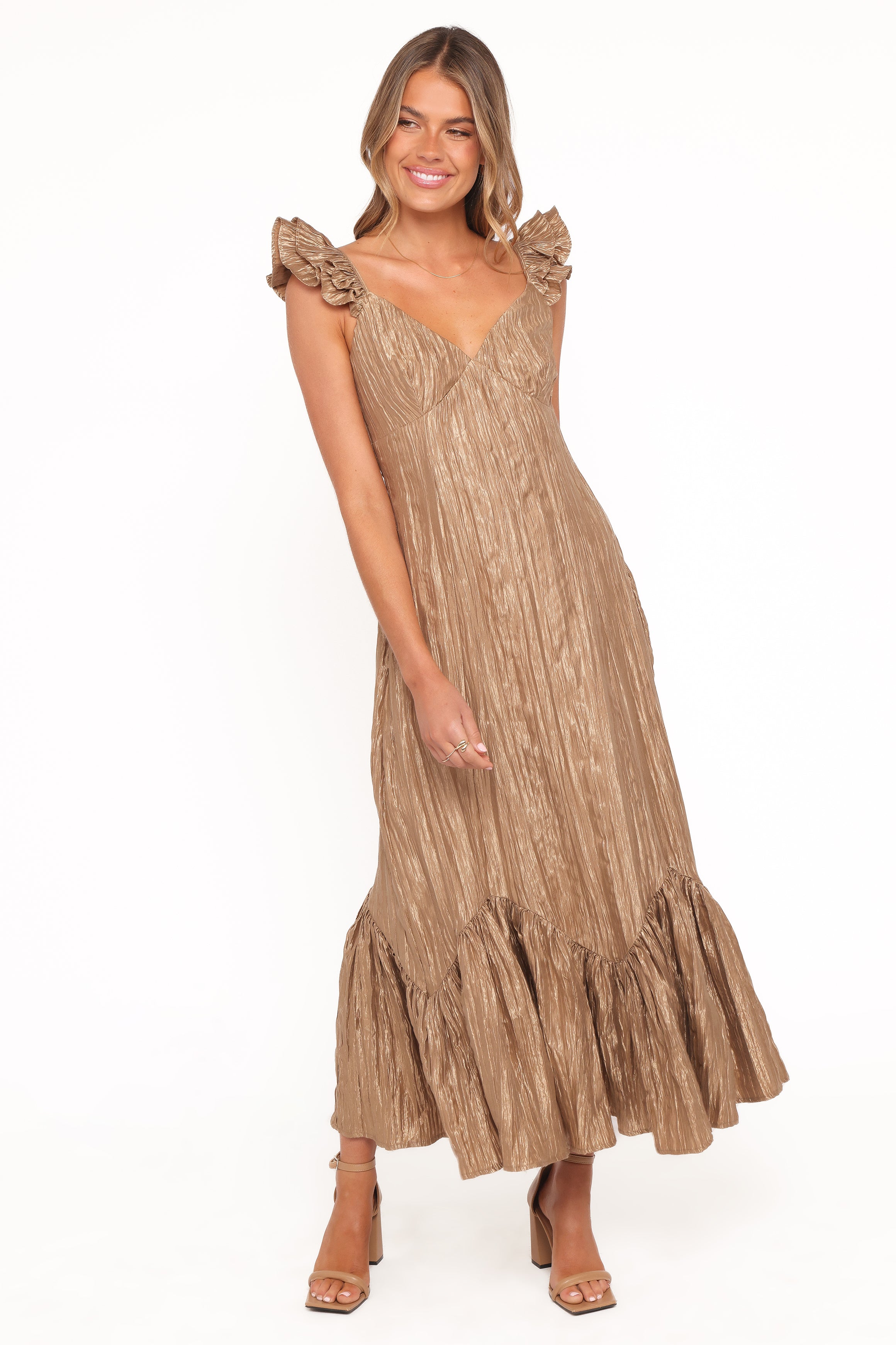 DRESSES Romola Midi Dress - Bronze