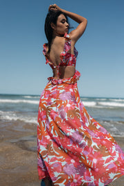 DRESSES Rori Ruffle Maxi Dress - Pink Azalea