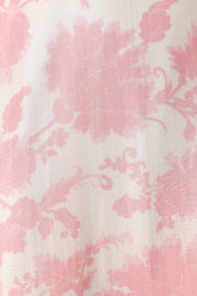 DRESSES @Rori Ruffle Maxi Dress - Pink Floral