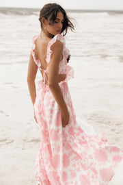 DRESSES Rori Ruffle Maxi Dress - Pink Floral