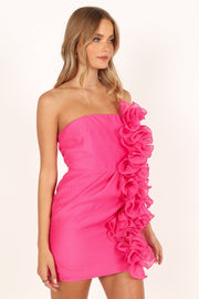 DRESSES @Rosa Strapless Mini Dress - Pink