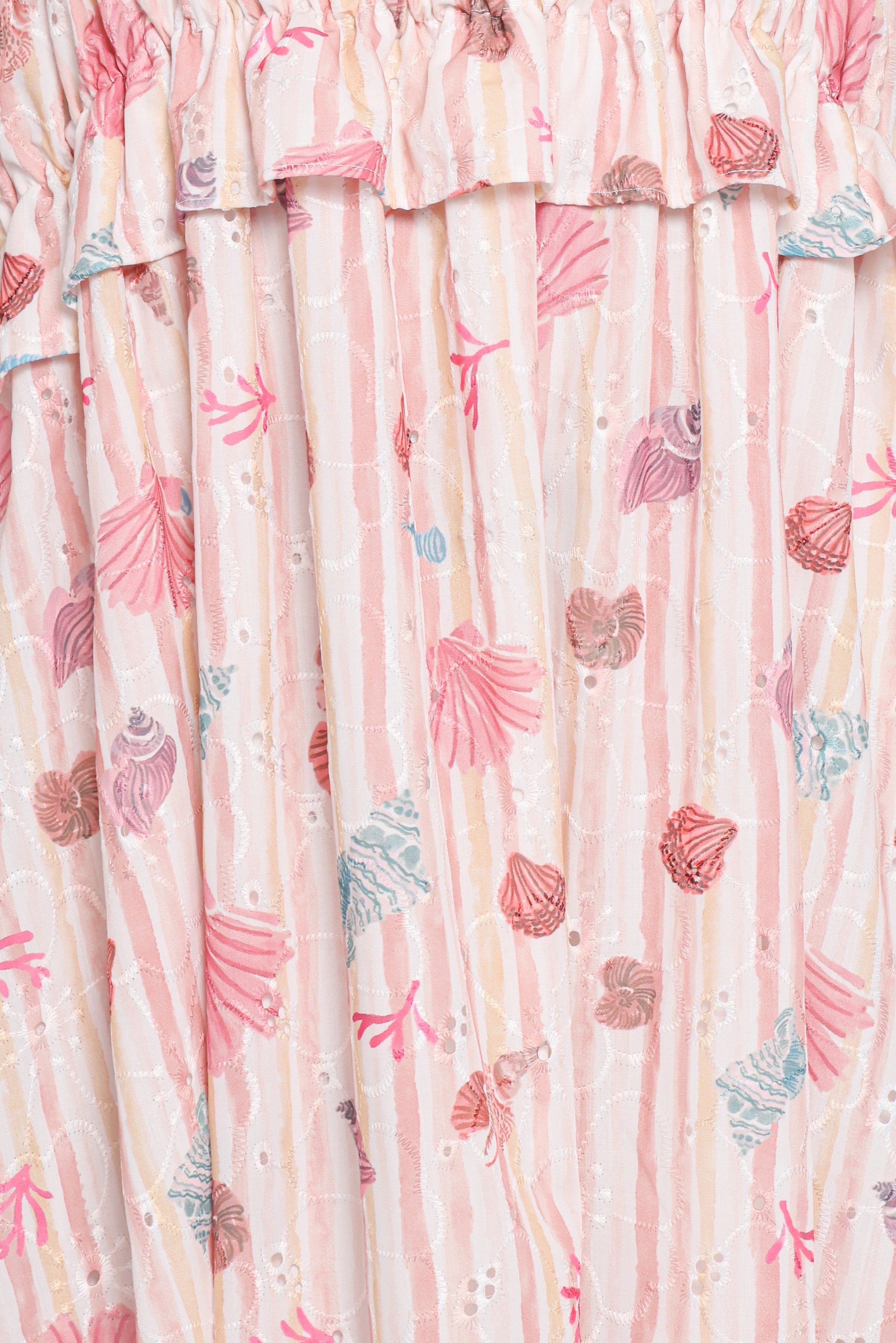 DRESSES Ross Frill Strap Maxi Dress - Beach Print