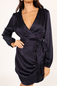 DRESSES Rox Long Sleeve Mini Dress - Navy