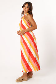 DRESSES @Sabbia Maxi Dress - Pink Stripe (Hold for Sundial)